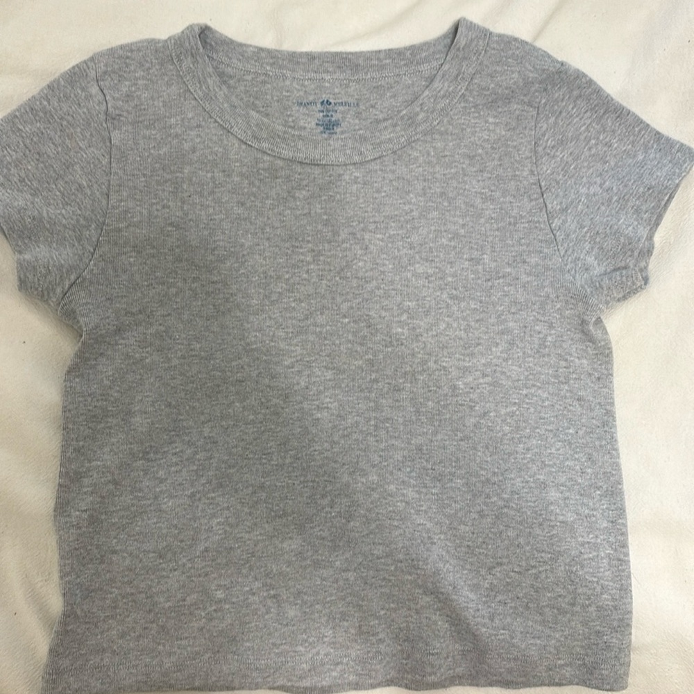 grey brandy melville top